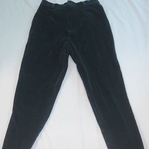 Corduroy dark green pants